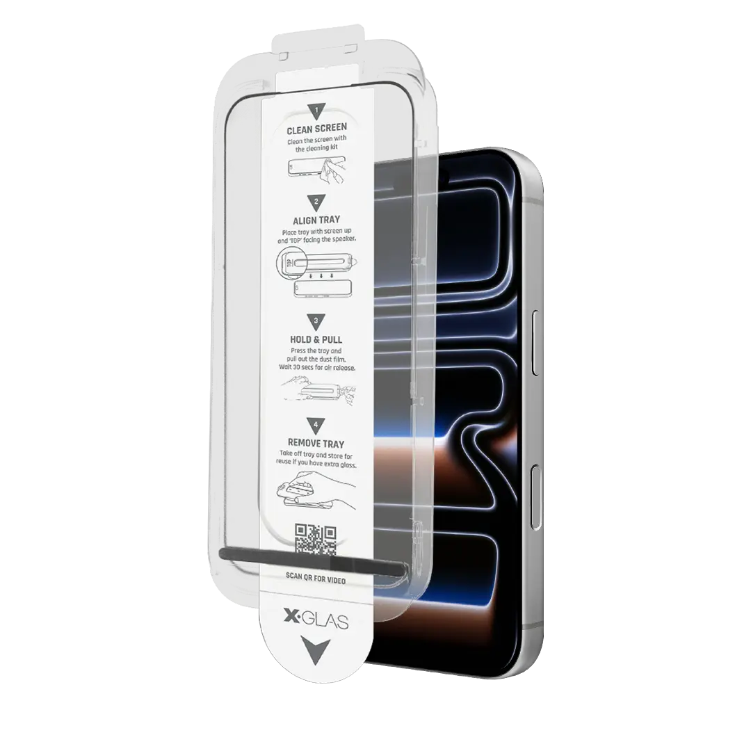 iPhone 17 Pro Max Tempered Glass Screen Protector GadgetShieldz