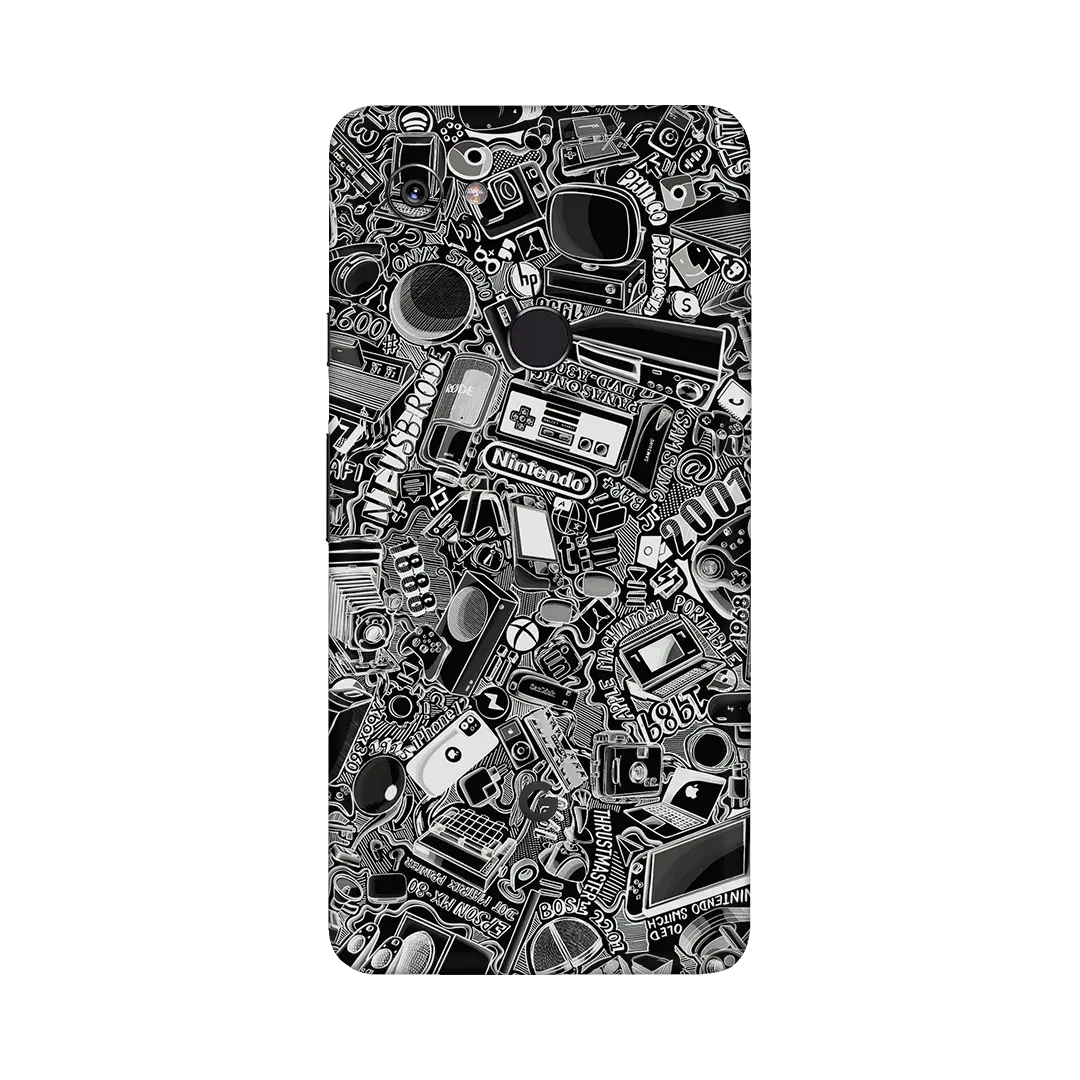 Preload Full Back / Tech Camo Dark