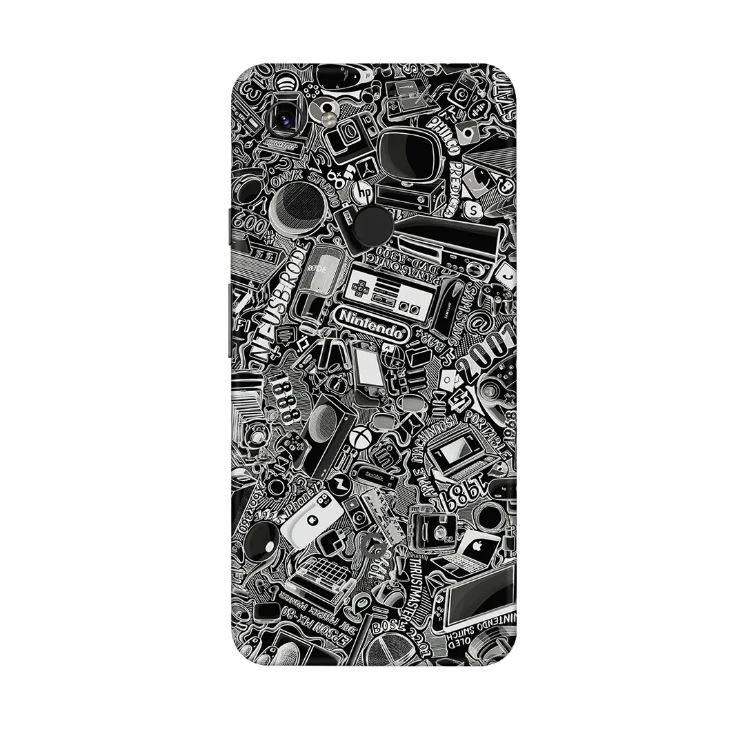 Preload Full Back / Tech Camo Dark