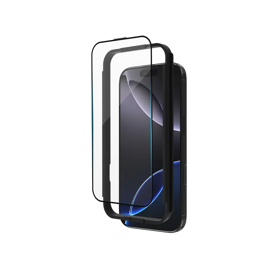 iPhone 16 Pro Max Tempered Glass Screen Protector GadgetShieldz