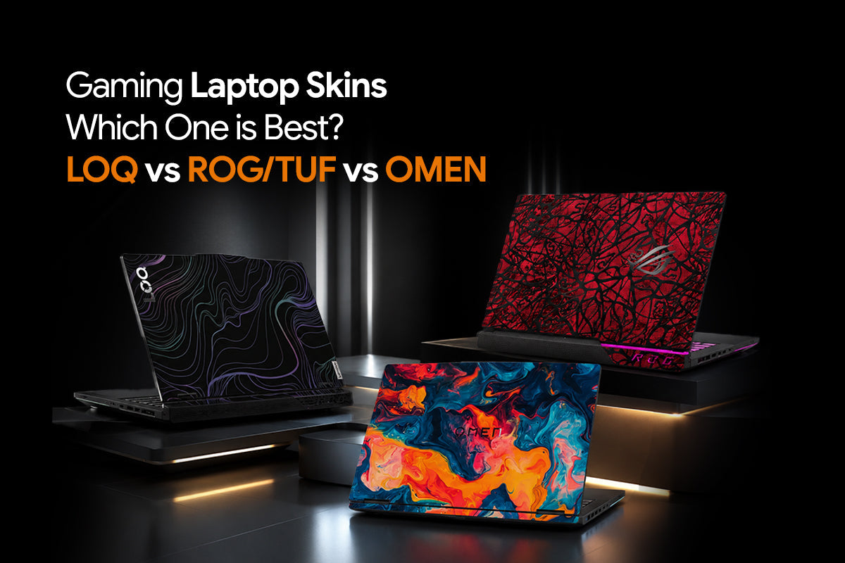 Gaming Laptop Skins: Lenovo LOQ, ASUS ROG/TUF & HP OMEN Compared
