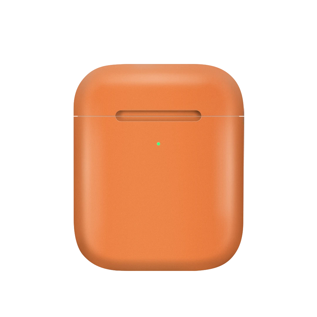 apple airpods gen 1 cosmic orange mobile skins & wraps