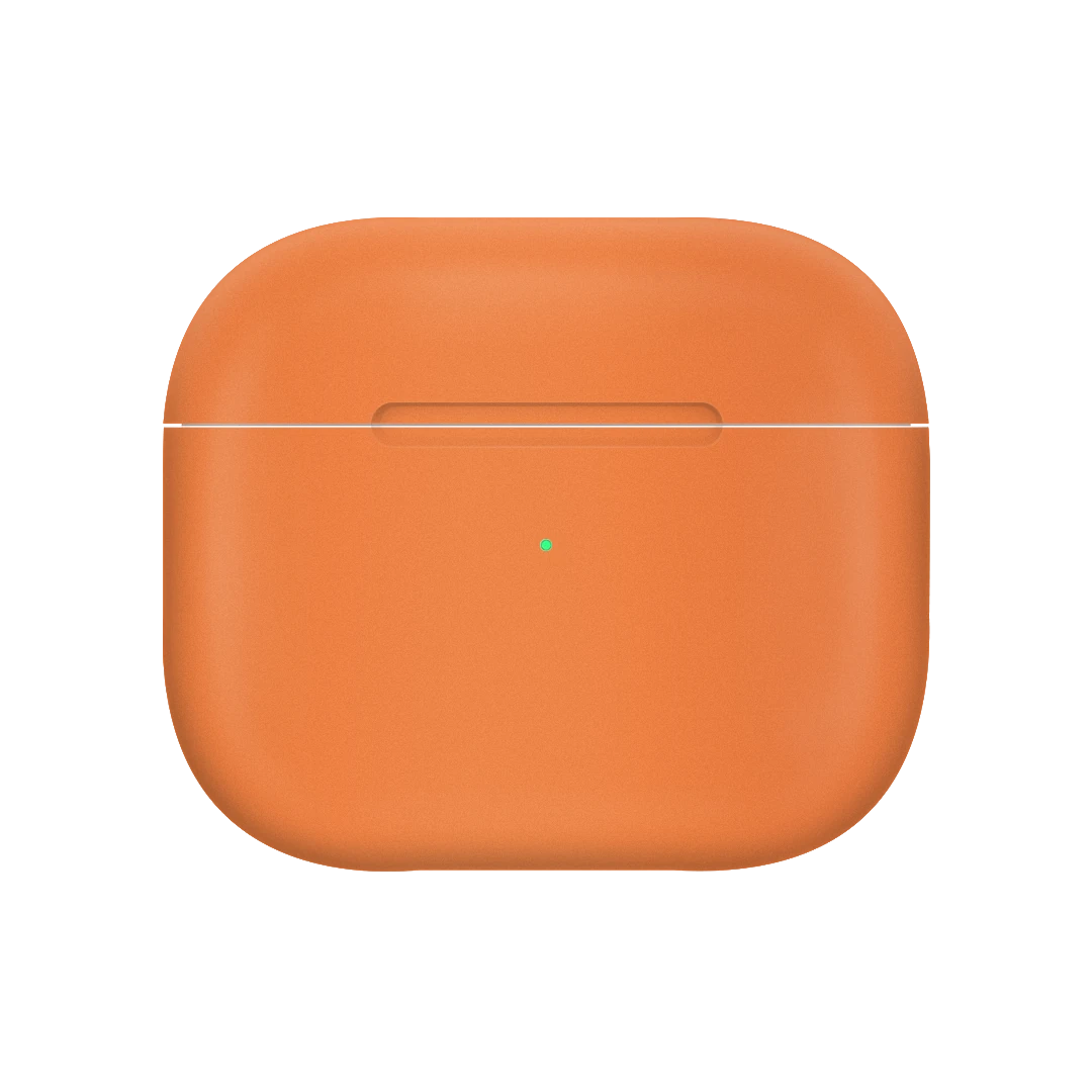 apple airpods gen 3 cosmic orange mobile skins & wraps