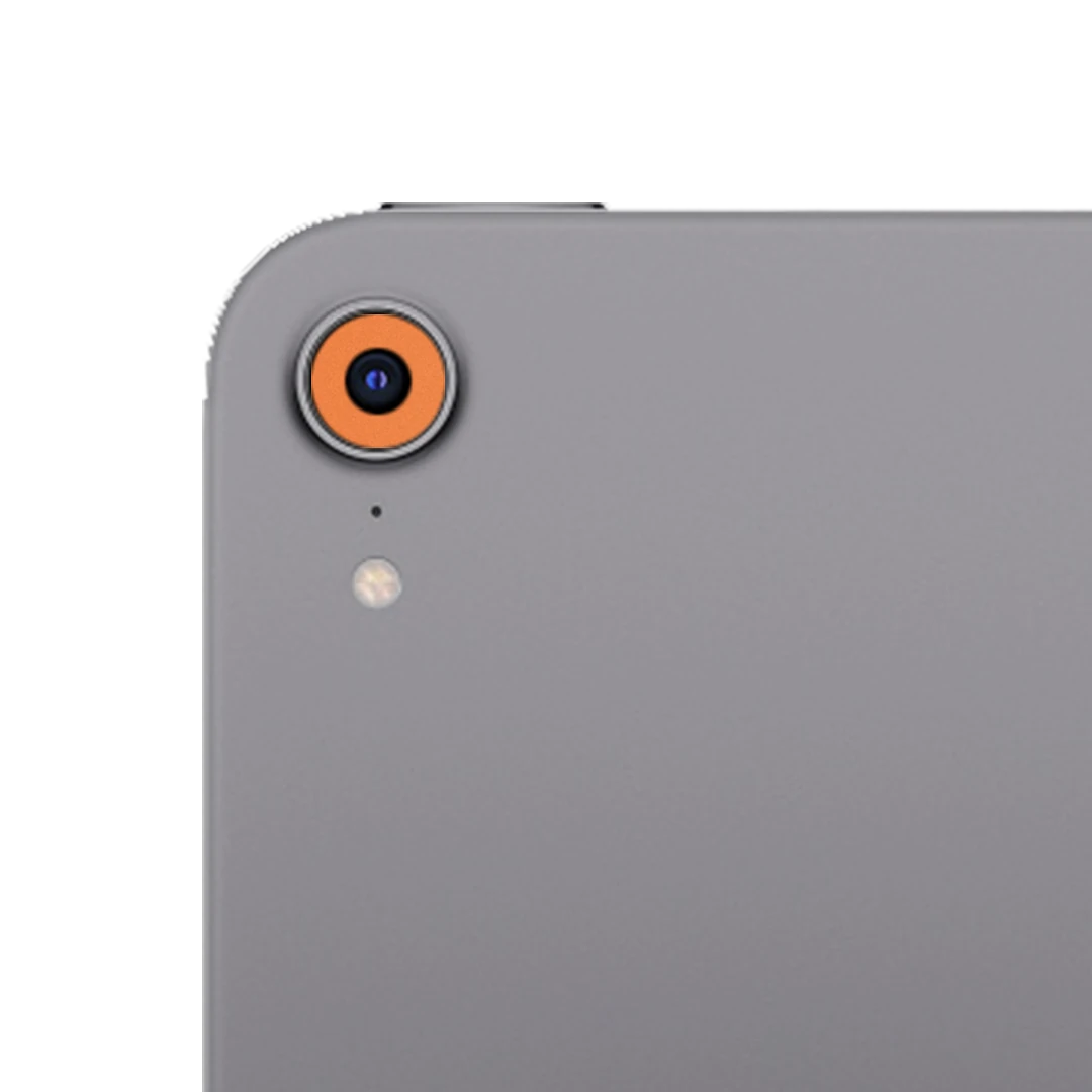 apple ipad mini a17 pro (2025) camera cosmic orange mobile skins & wraps