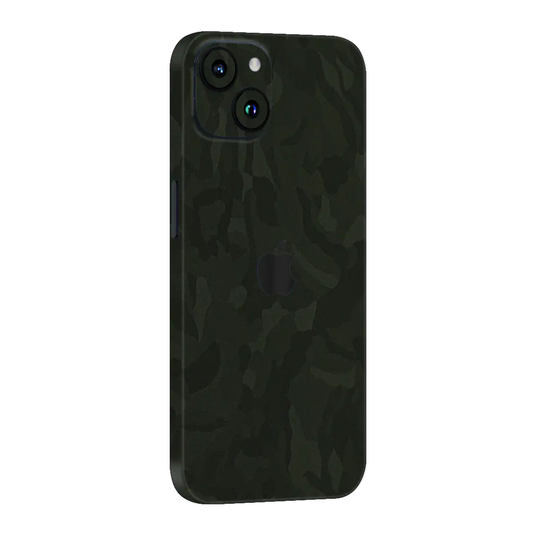 TF Skins Pellicola In Vinile 3M Per IPhone 14 Plus – Protezione Posteriore E Per Fotocamera, Antigraffio, Nero Shadow