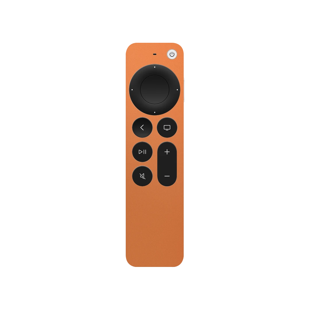 apple tv remote cosmic orange mobile skins & wraps