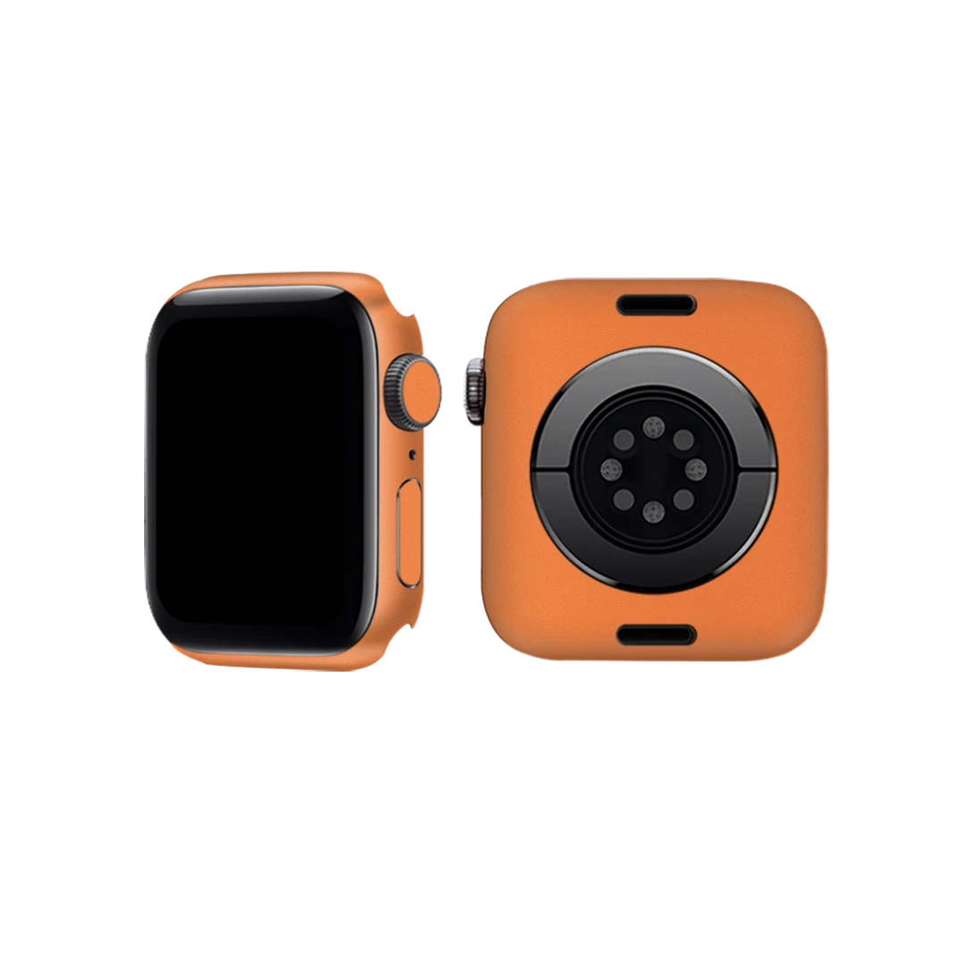 apple watch series 6 (44mm) cosmic orange mobile skins & wraps