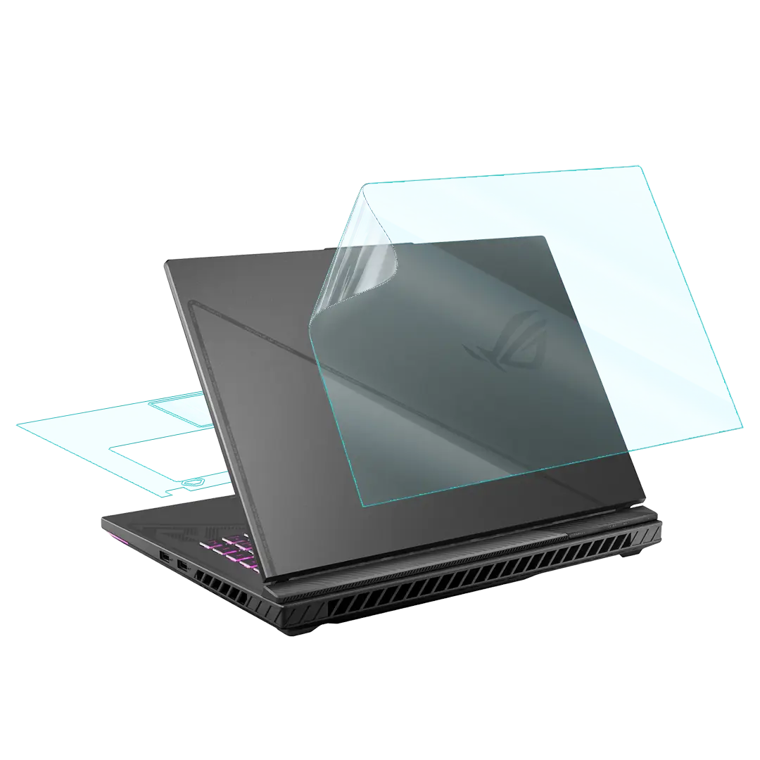 Asus ROG Strix G16 (2023) G614JI-N4174X Laptop Transparent Skins Protector