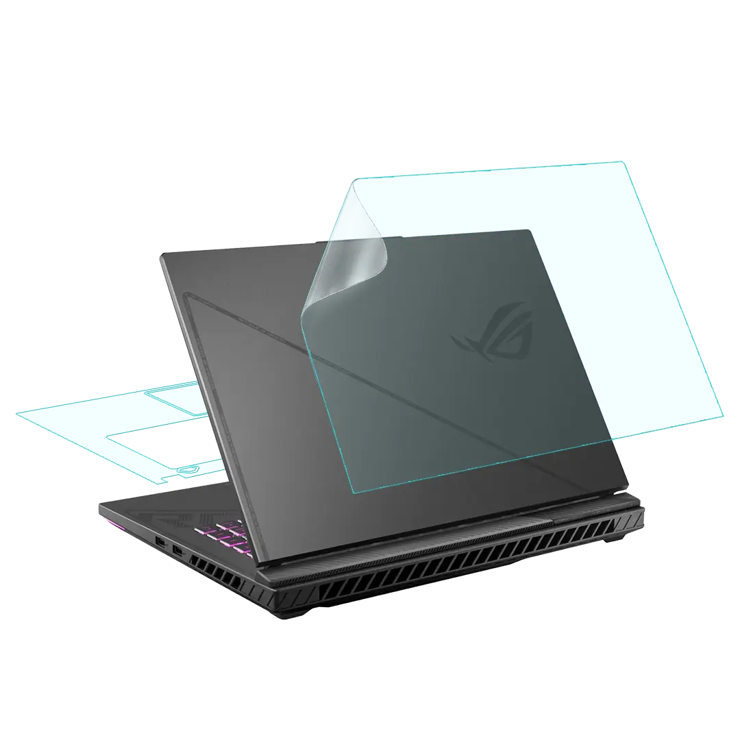 Asus ROG Strix G16 (2023) G614JI-N4175X Laptop Transparent Skins Protector