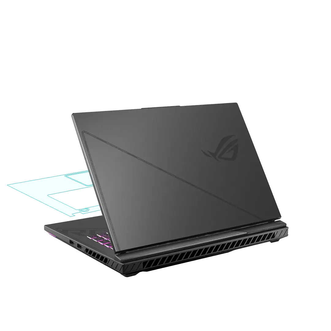 Asus ROG Strix G16 (2023) G614JU-N4211X Laptop Transparent Skins Protector