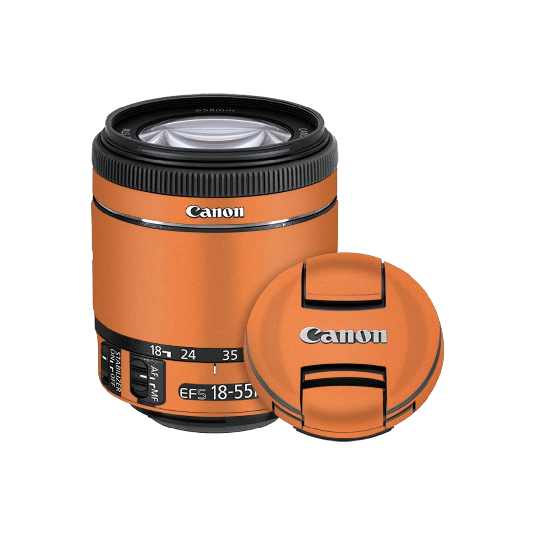 canon ef-s 18-55mm f/3.5-5.6 is stm cosmic orange mobile skins & wraps