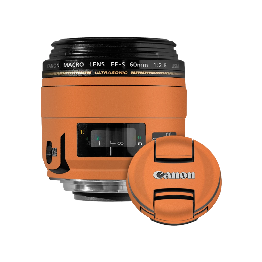 canon ef-s 60mm f/2.8 macro usm fixed cosmic orange mobile skins & wraps