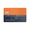 Credit / Debit Card Half Cover Skins & Wraps
