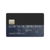 Credit / Debit Card Half Cover Skins & Wraps