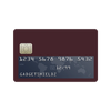Credit / Debit Card Window Cover Skins & Wraps