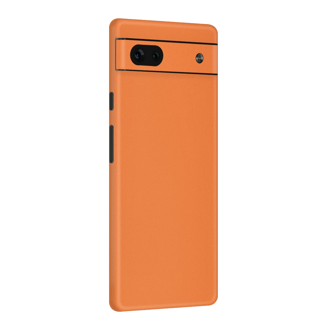 pixel 6a cosmic orange mobile skins & wraps