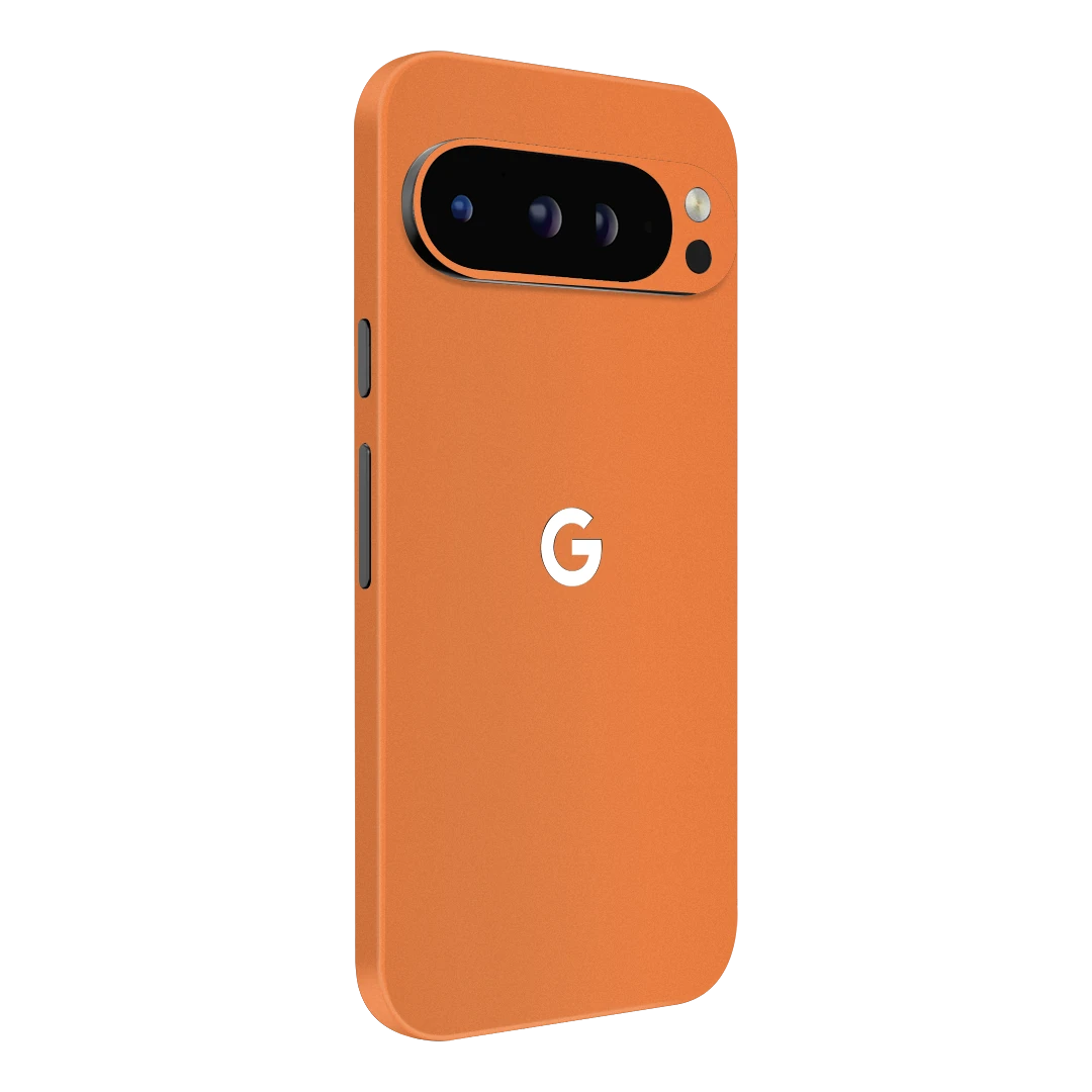 pixel 9 pro xl cosmic orange mobile skins & wraps
