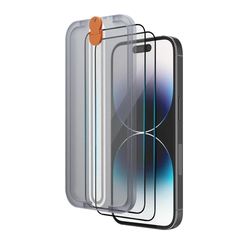 Spigen Glas.tR Ez Fit iPhone 14 Pro Max Screen Protector - 9H - 2