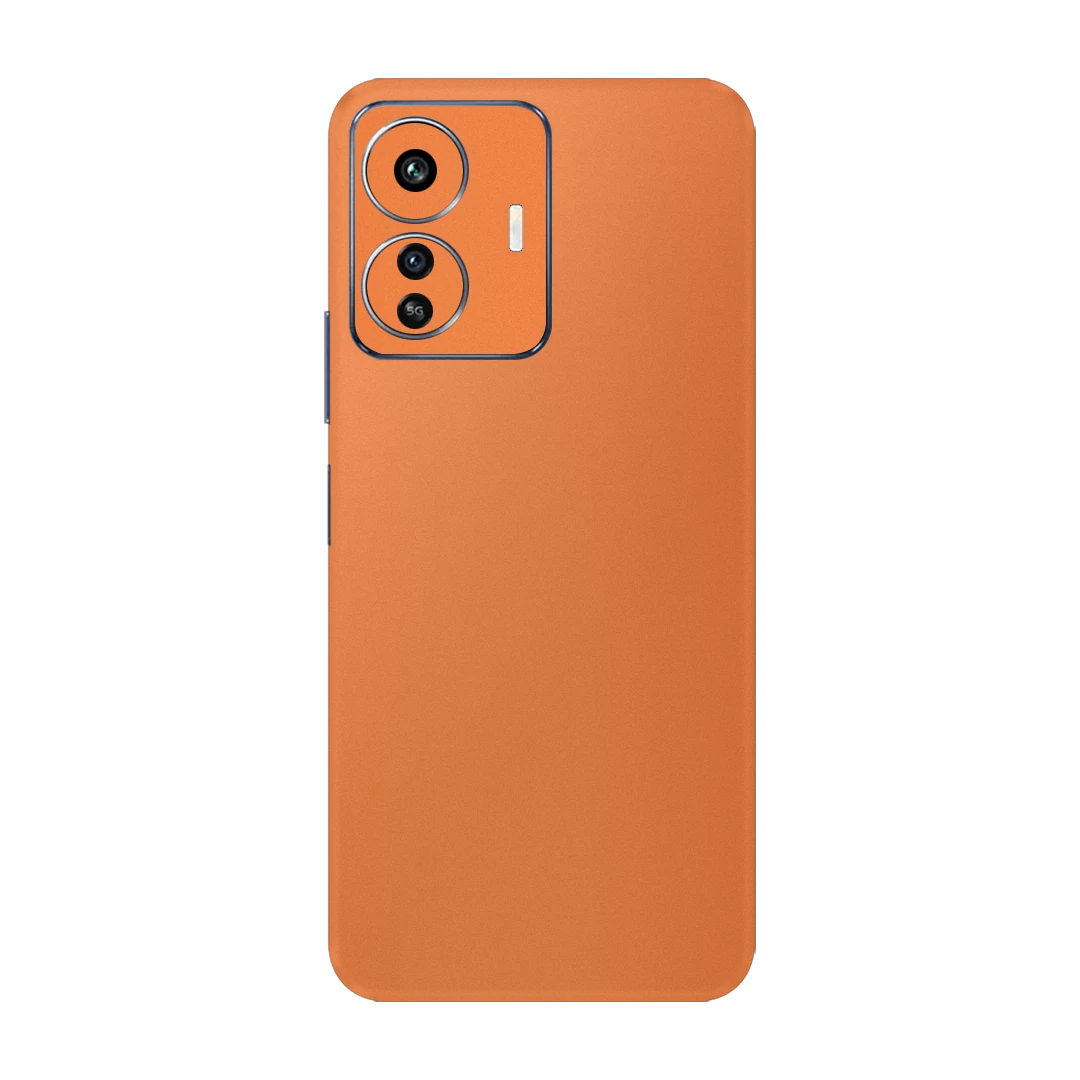 iqoo z6 lite cosmic orange mobile skins & wraps
