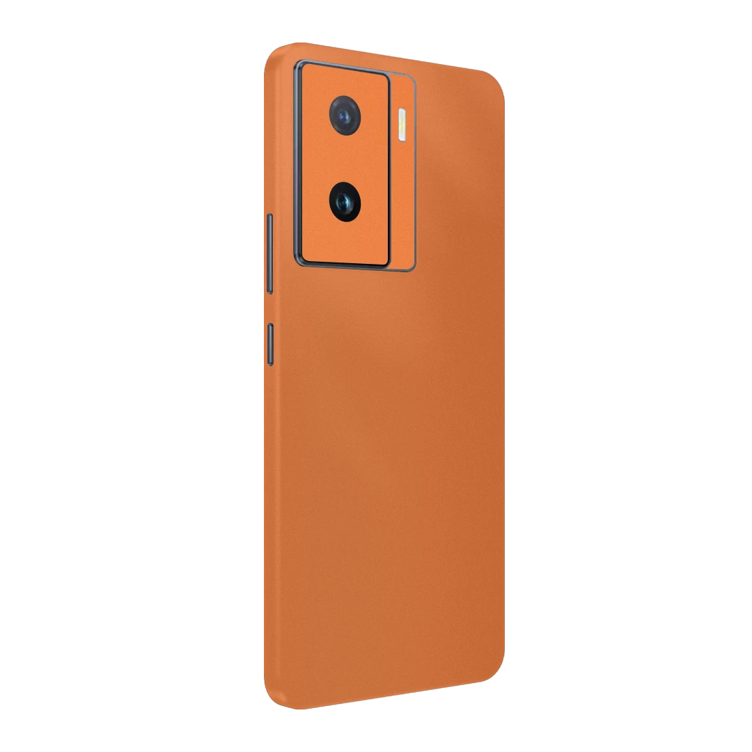 iqoo z7 cosmic orange mobile skins & wraps