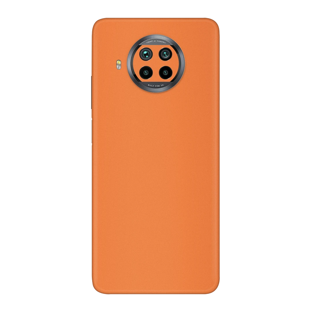 mi 10i cosmic orange mobile skins & wraps