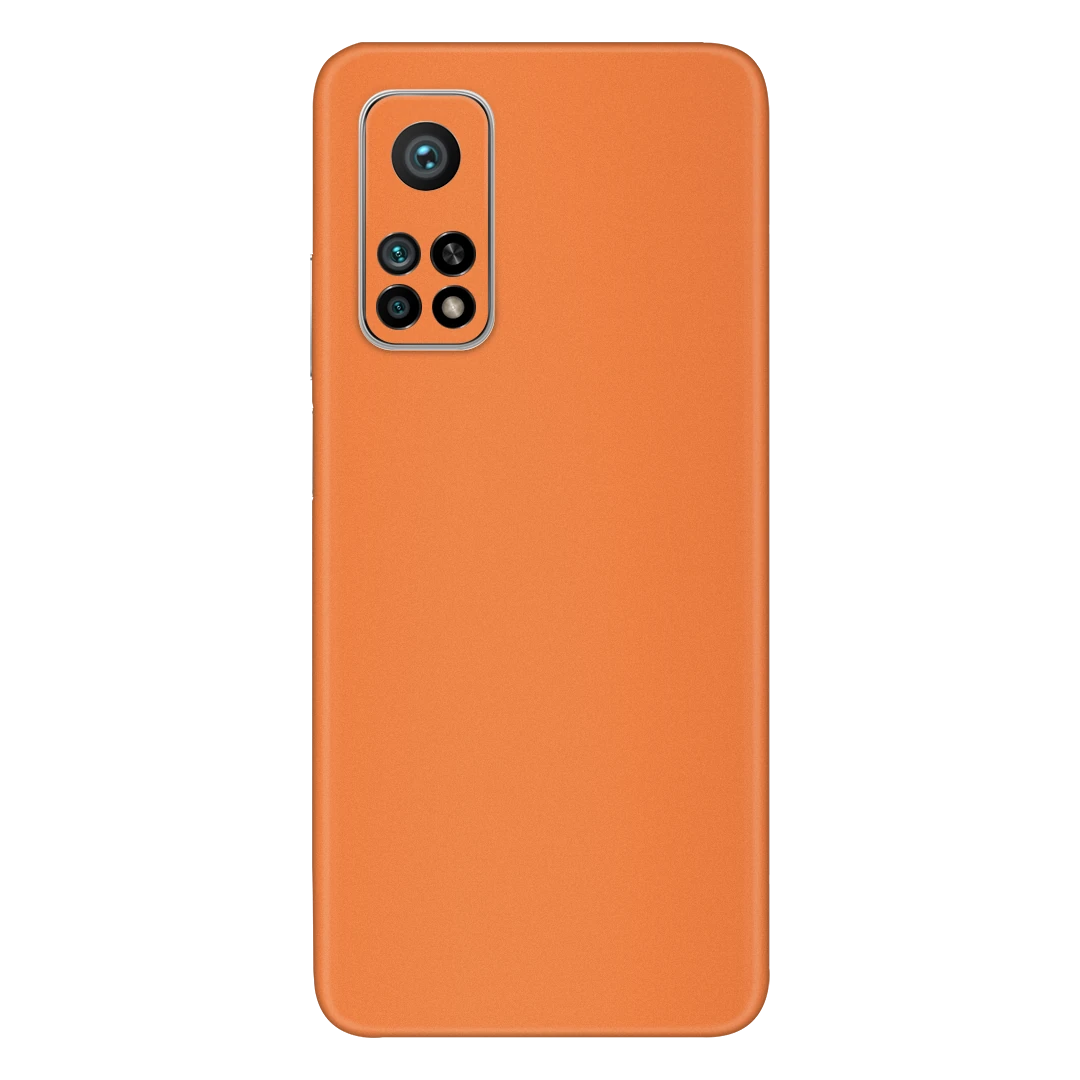 mi 10t pro cosmic orange mobile skins & wraps