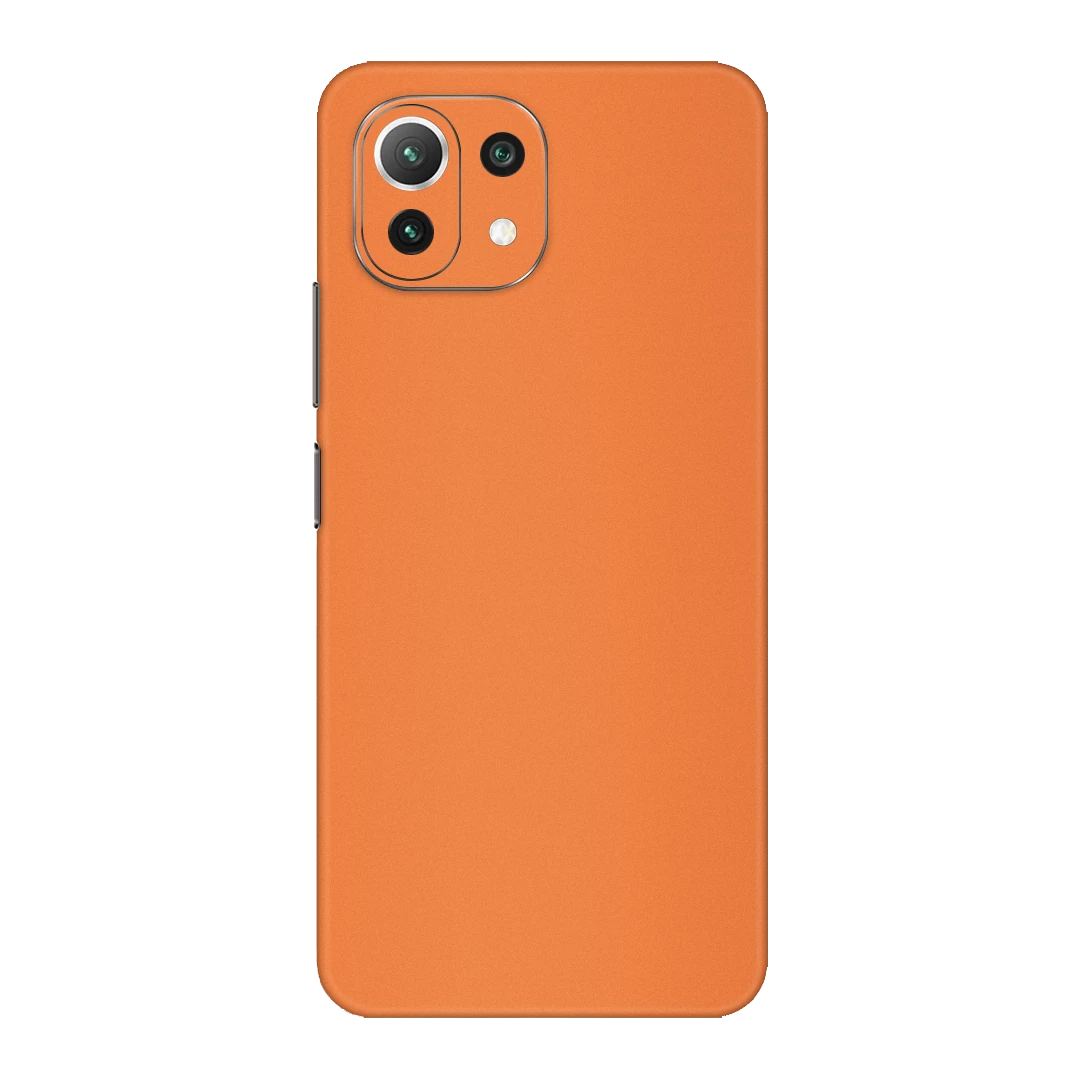 mi 11 lite cosmic orange mobile skins & wraps
