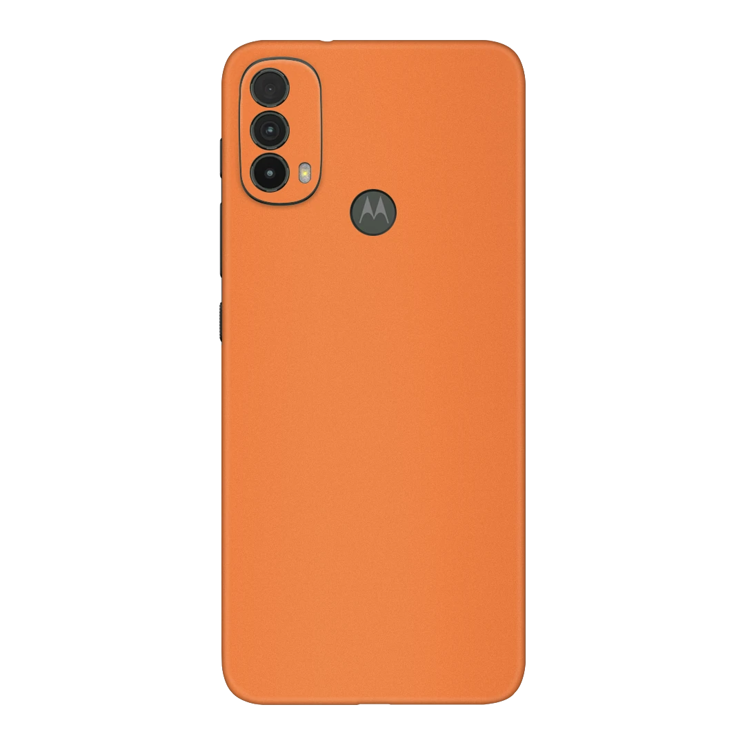 motorola moto e40 cosmic orange mobile skins & wraps