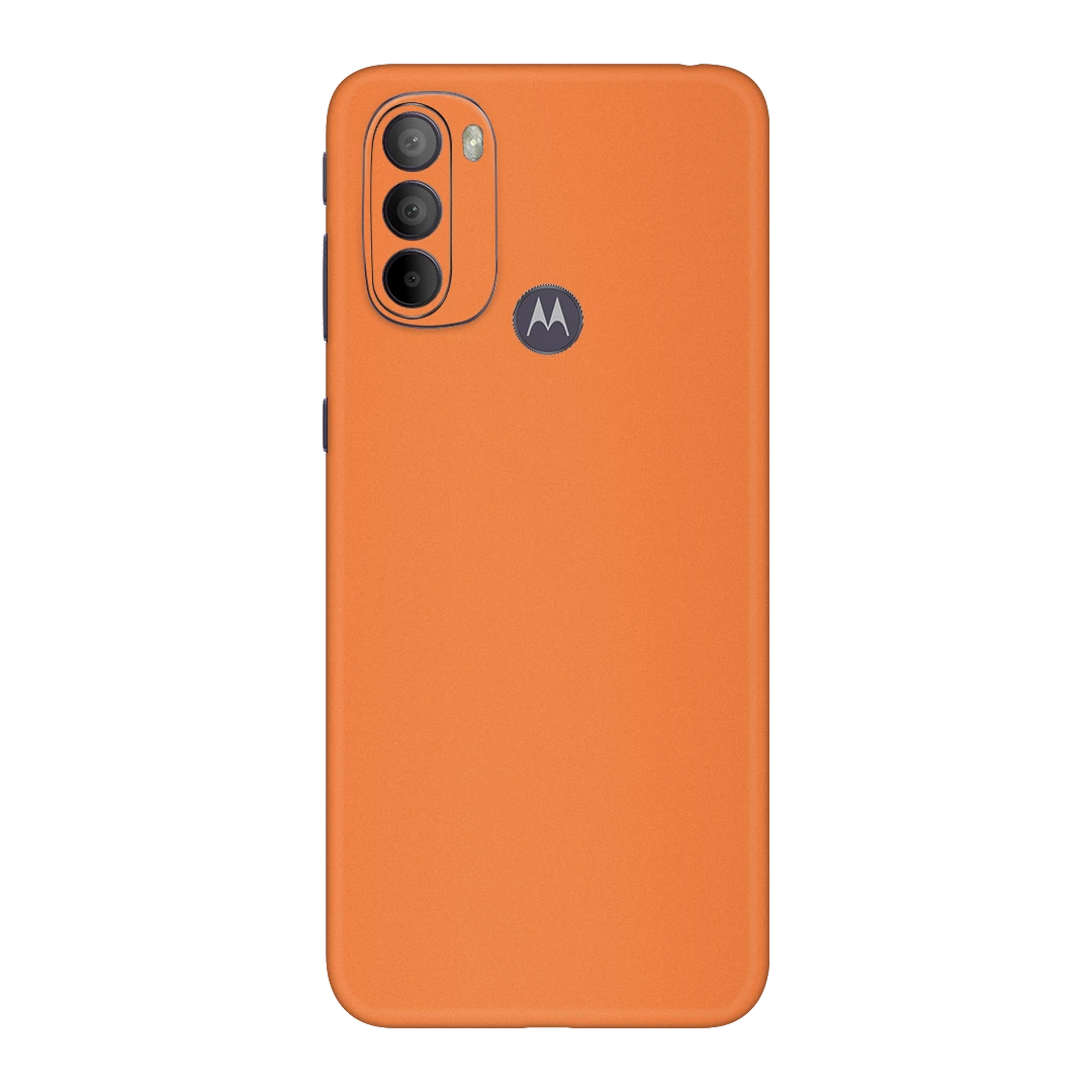motorola moto g31 cosmic orange mobile skins & wraps