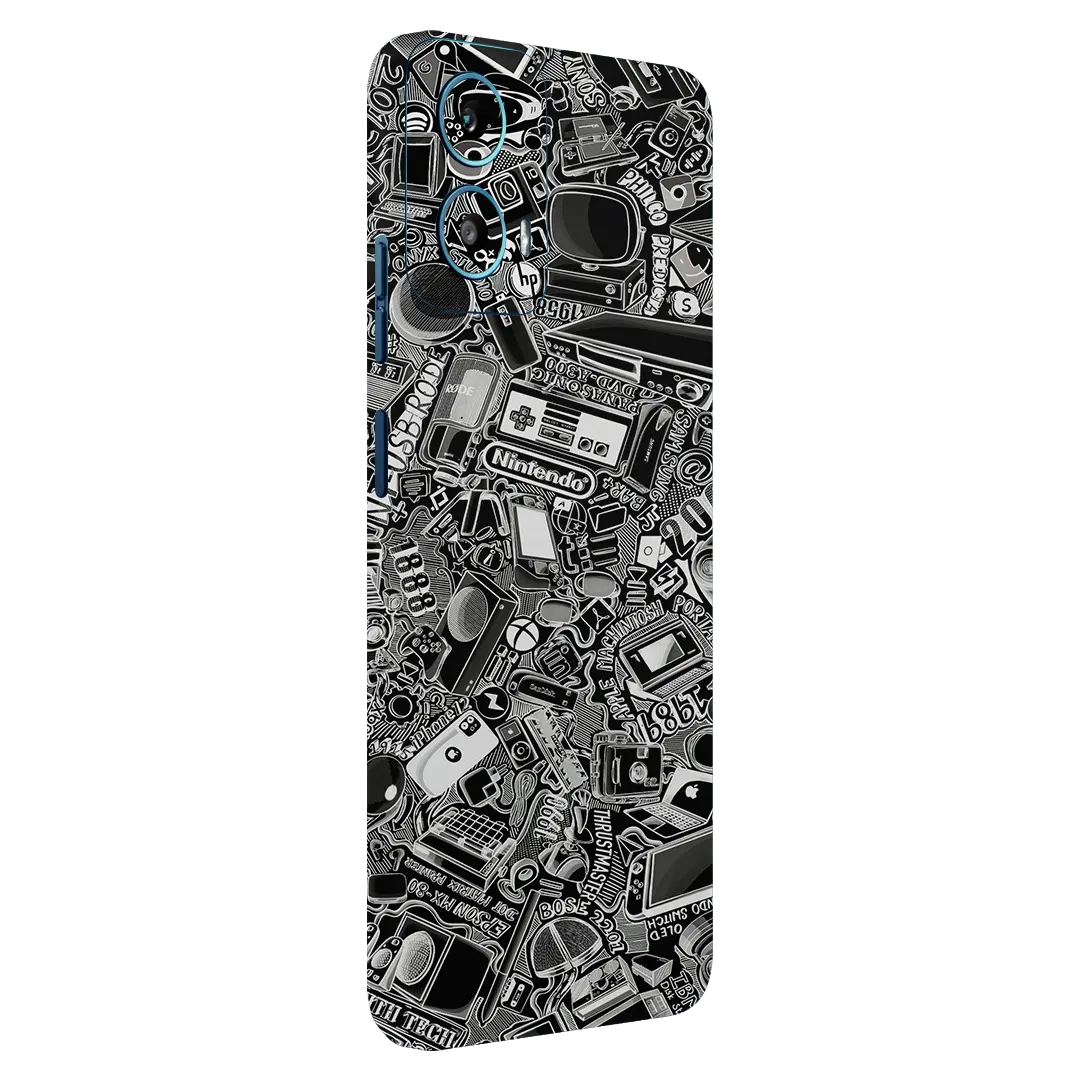 Preload Full Back / Tech Camo Dark