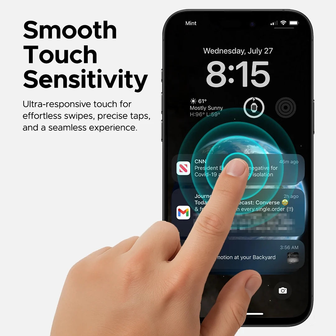 iPhone 18 Pro Tempered Glass Screen Guard Protector