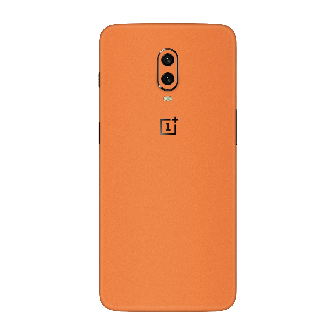 oneplus 6t cosmic orange mobile skins & wraps