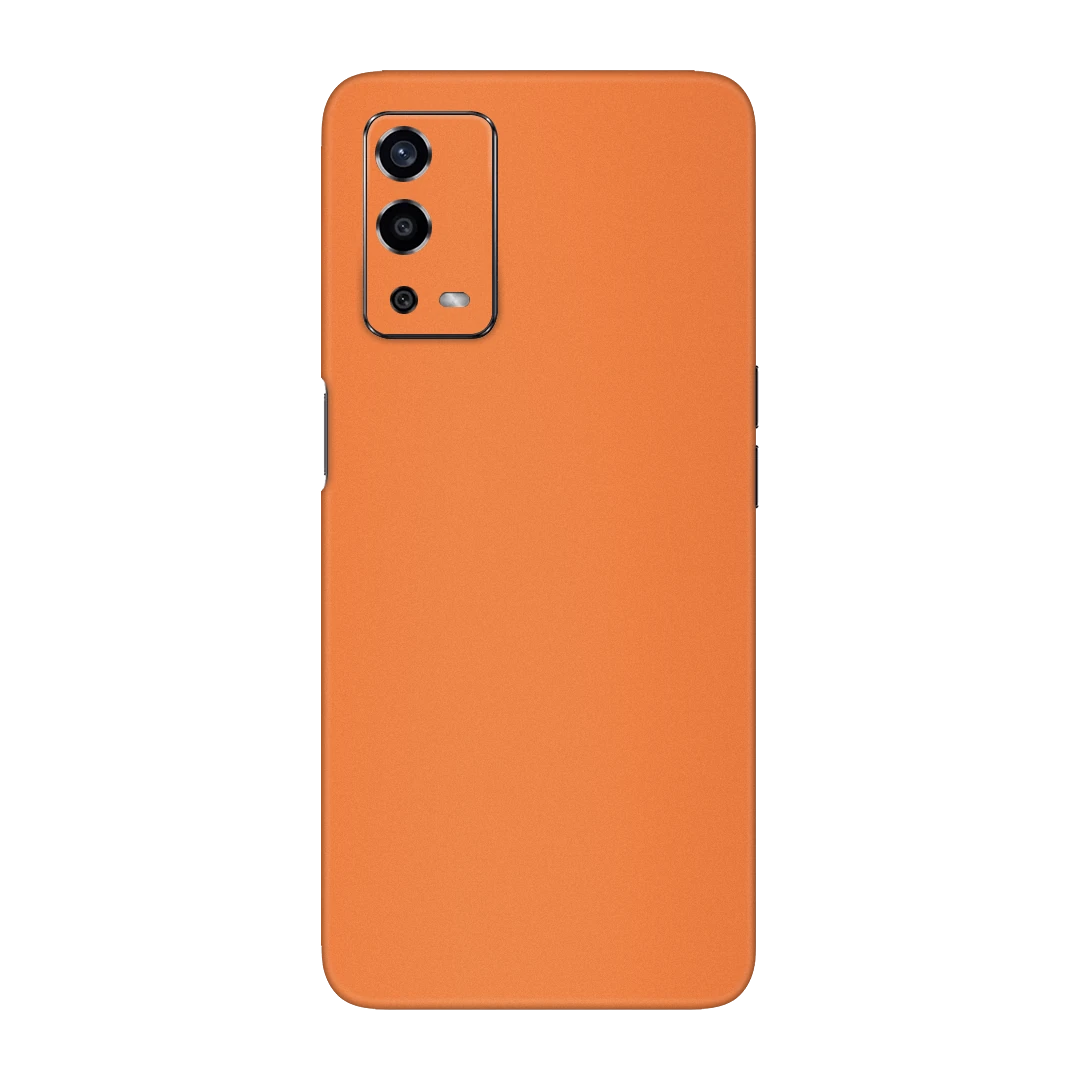 oppo a55 cosmic orange mobile skins & wraps