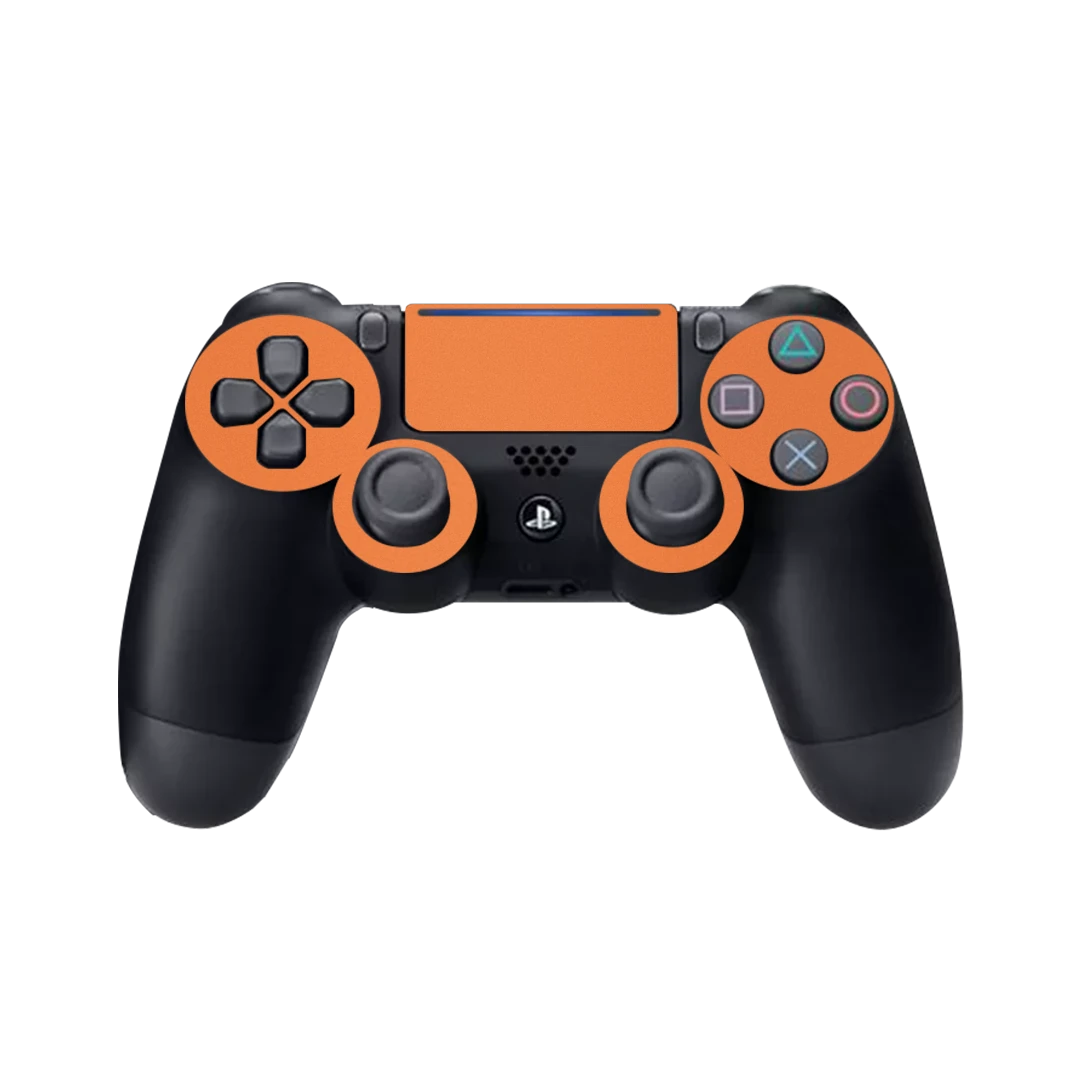 playstation 4 controller cosmic orange mobile skins & wraps