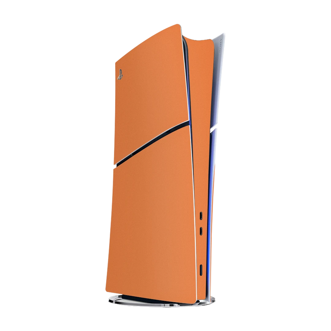 playstation 5 (ps5) slim digital edition cosmic orange mobile skins & wraps