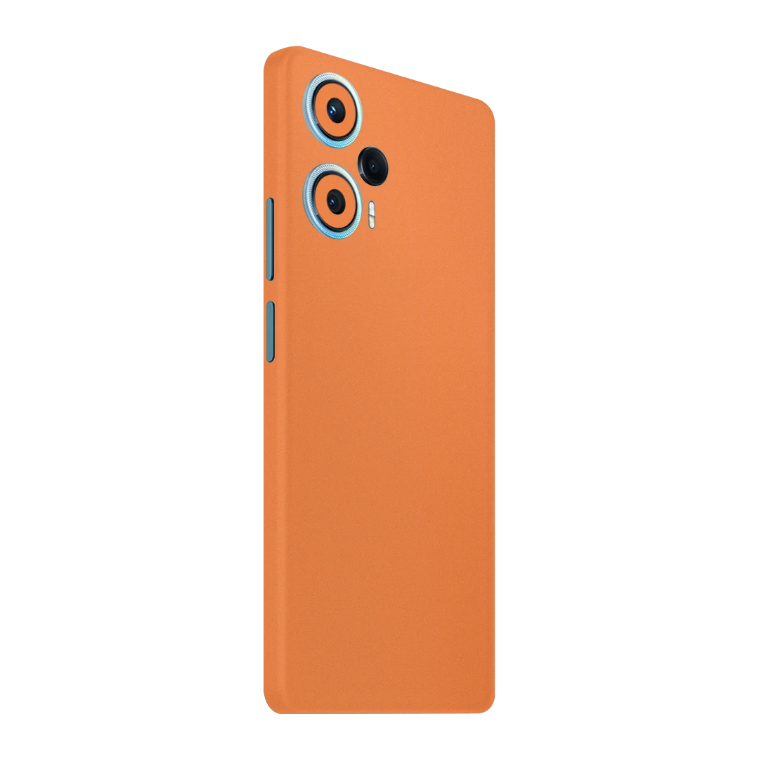 poco f5 cosmic orange mobile skins & wraps