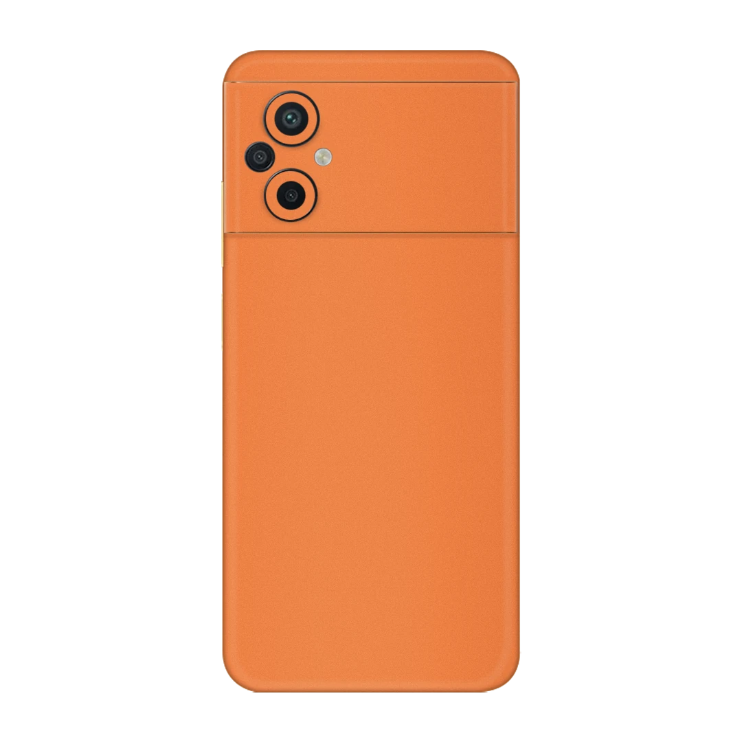 poco m5 cosmic orange mobile skins & wraps