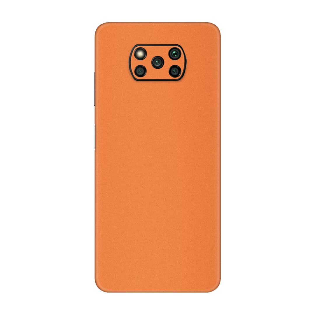 poco x3 pro cosmic orange mobile skins & wraps