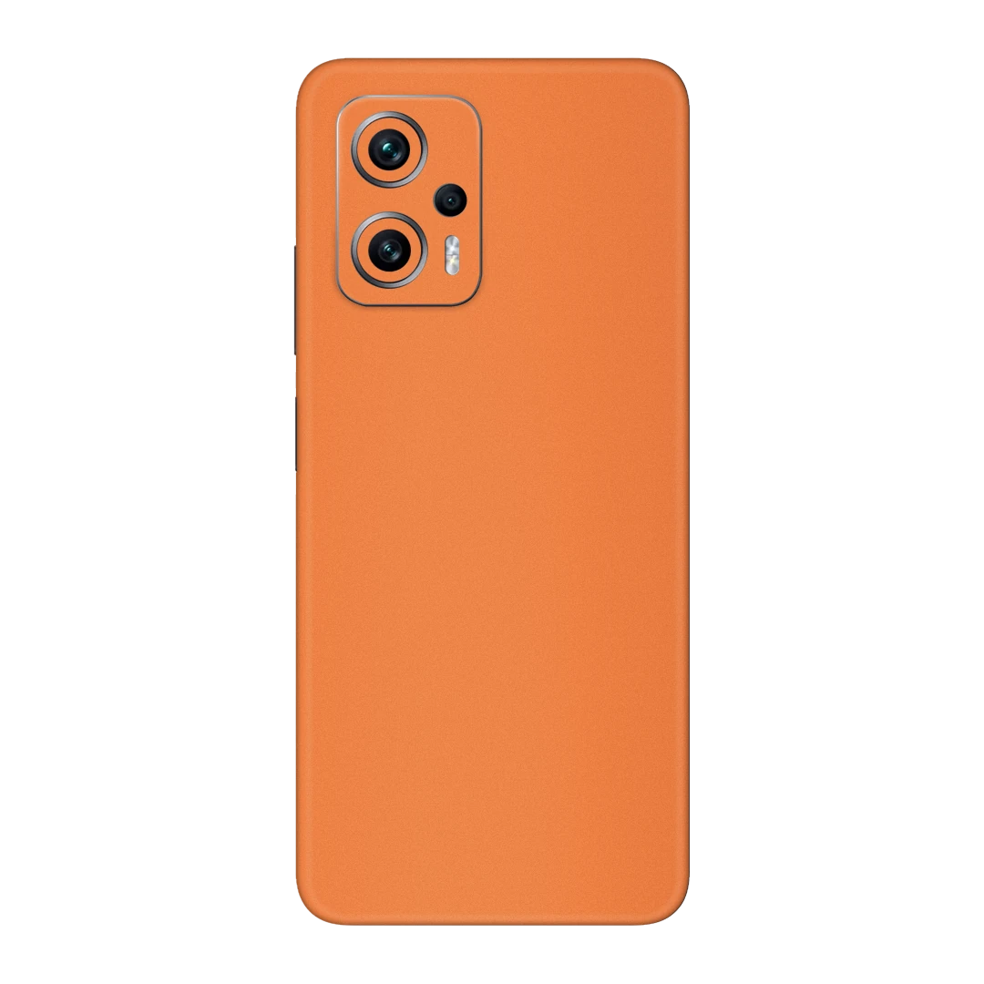 poco x4 gt cosmic orange mobile skins & wraps