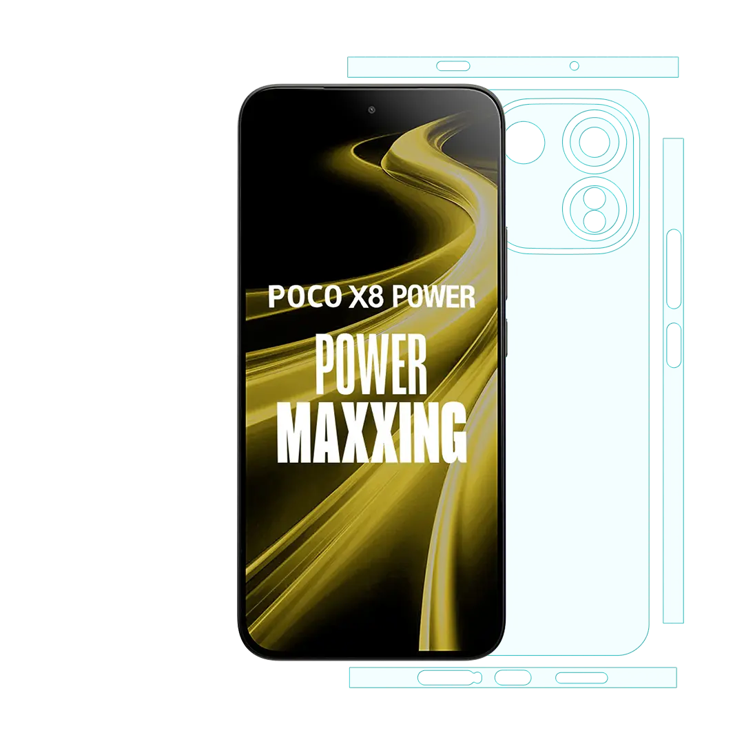 Poco X8 Power Screen Guard Protector