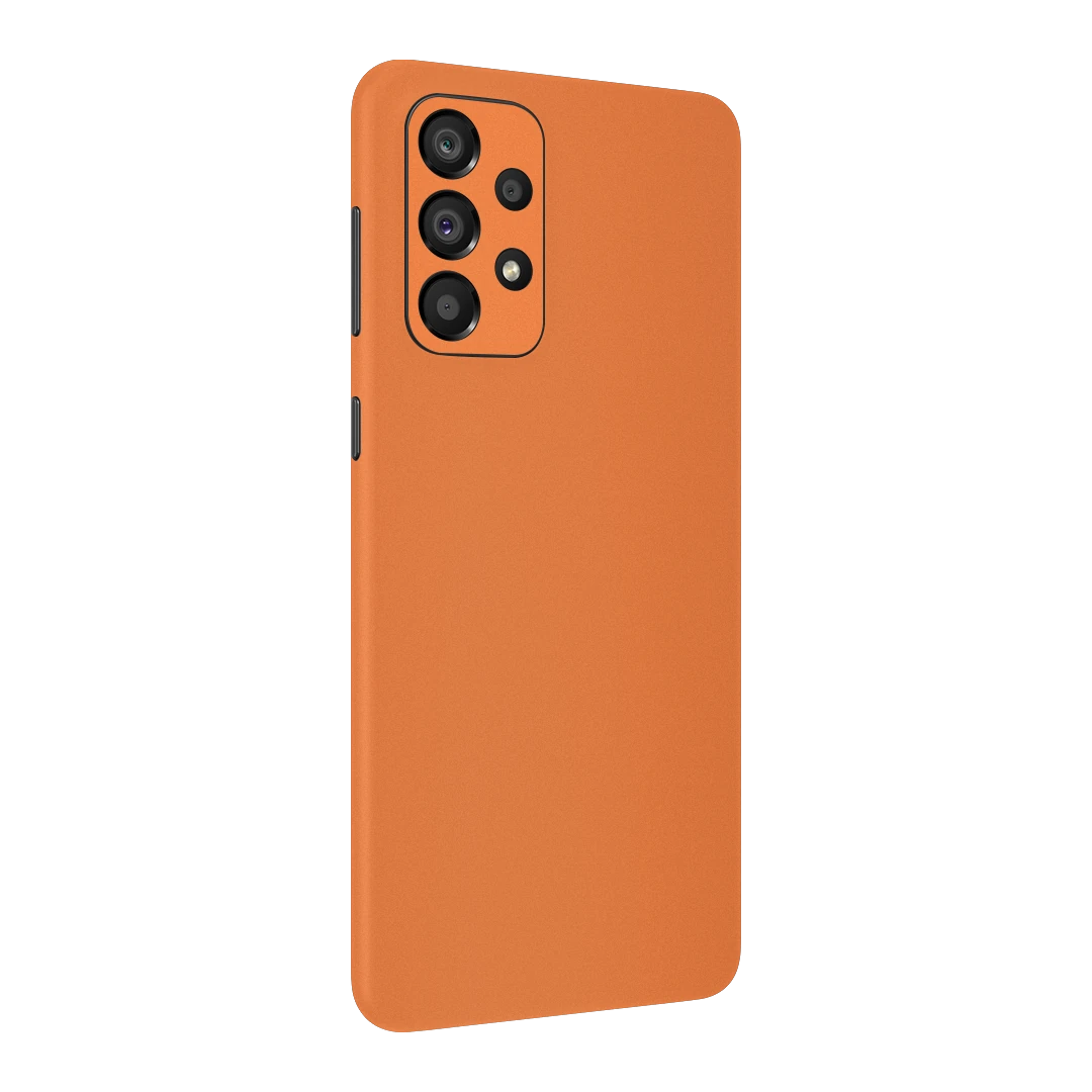 galaxy a33 cosmic orange mobile skins & wraps