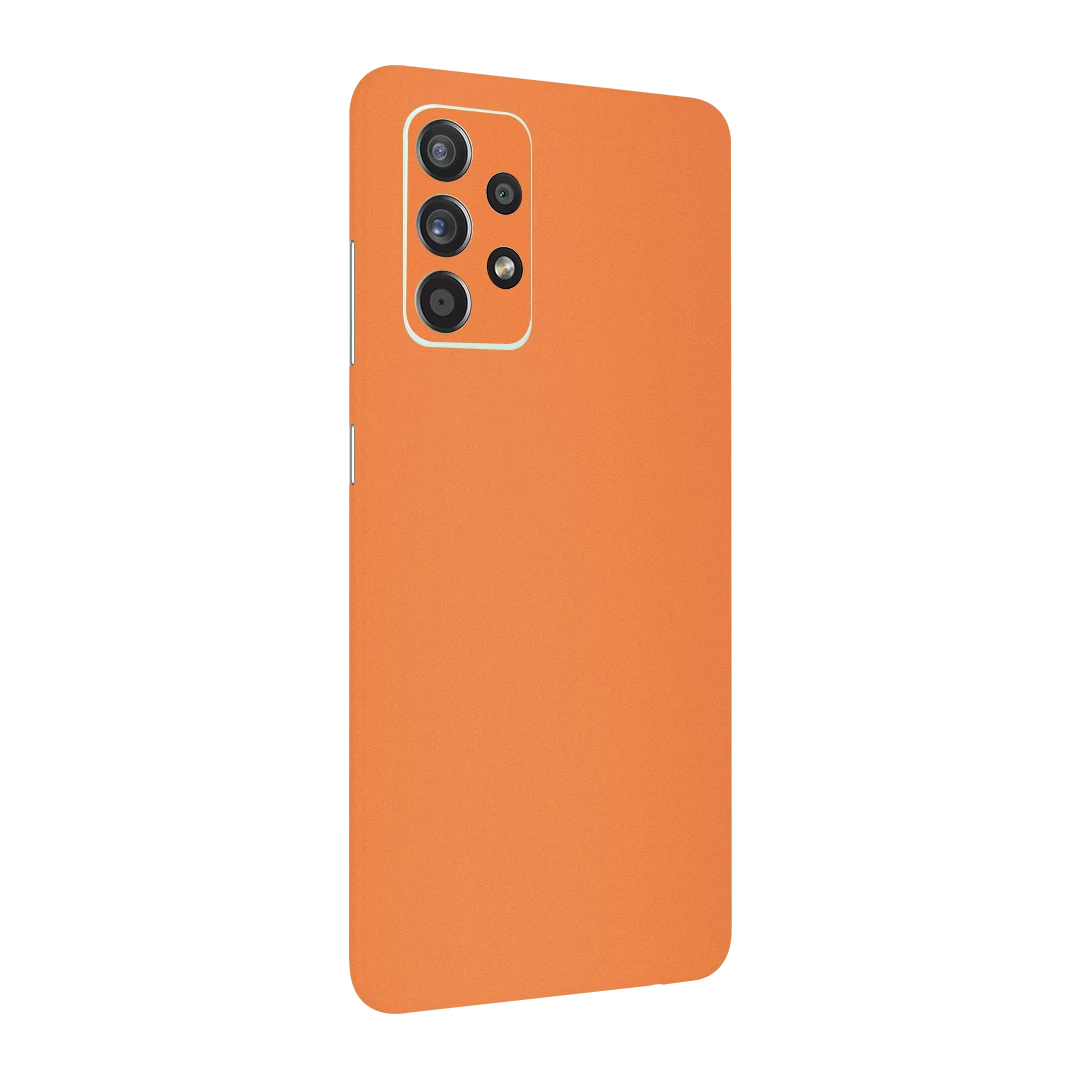 galaxy a52s cosmic orange mobile skins & wraps
