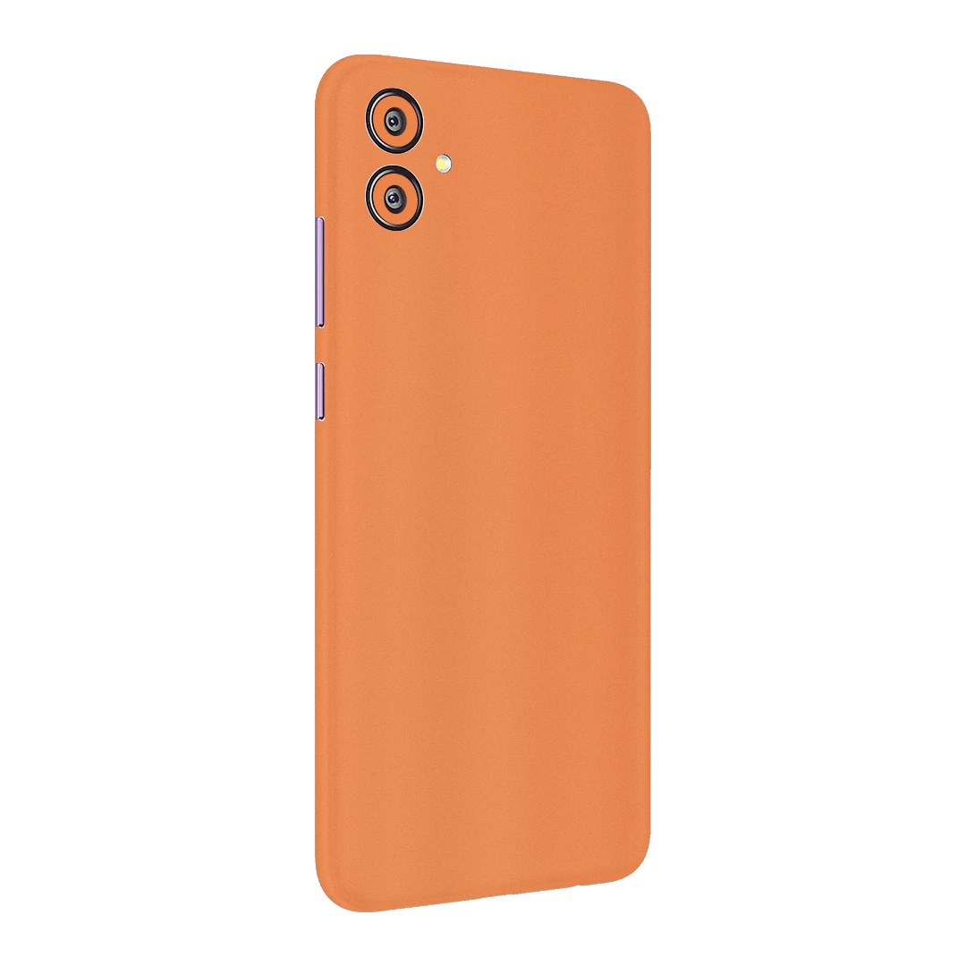 galaxy f04 cosmic orange mobile skins & wraps