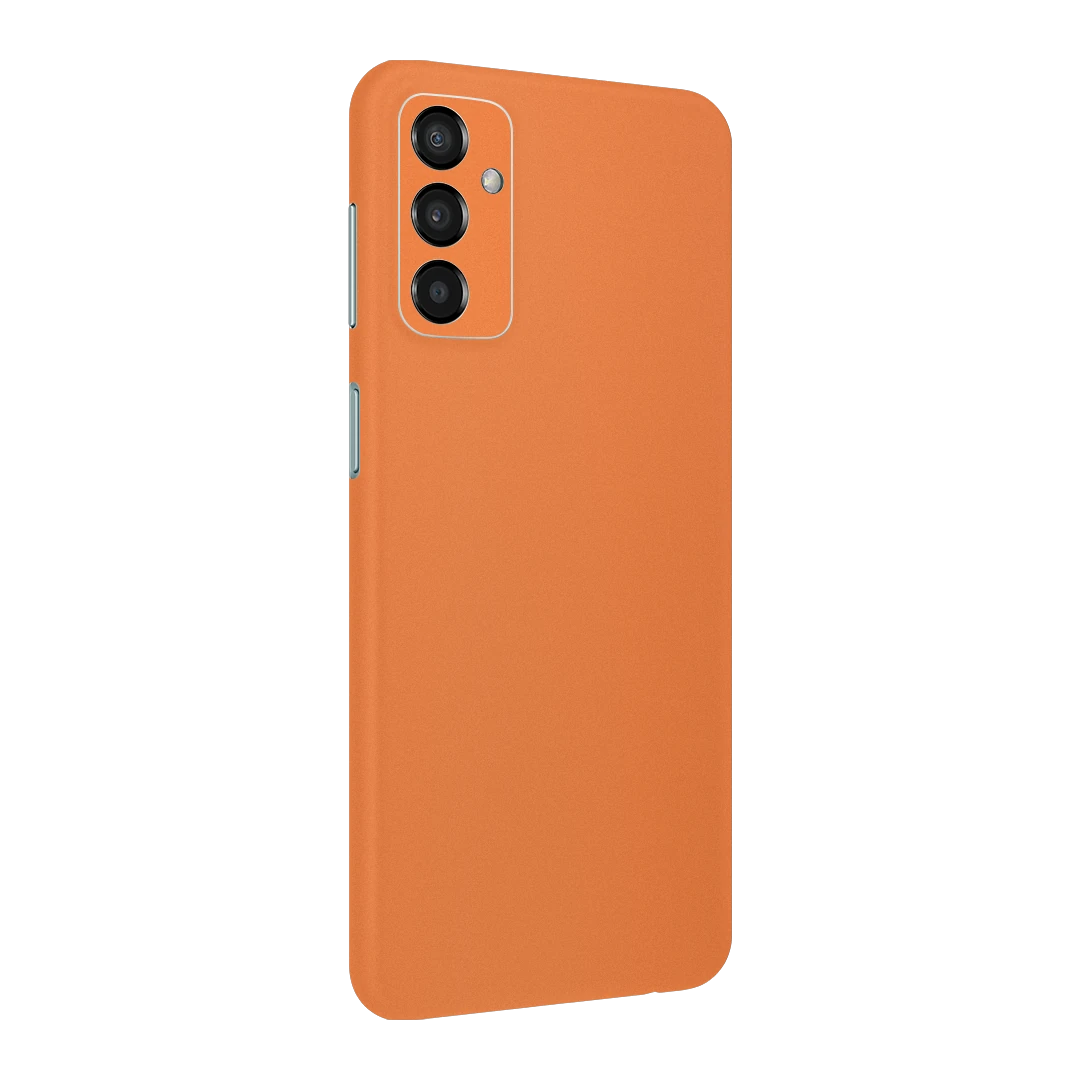 galaxy f23 cosmic orange mobile skins & wraps