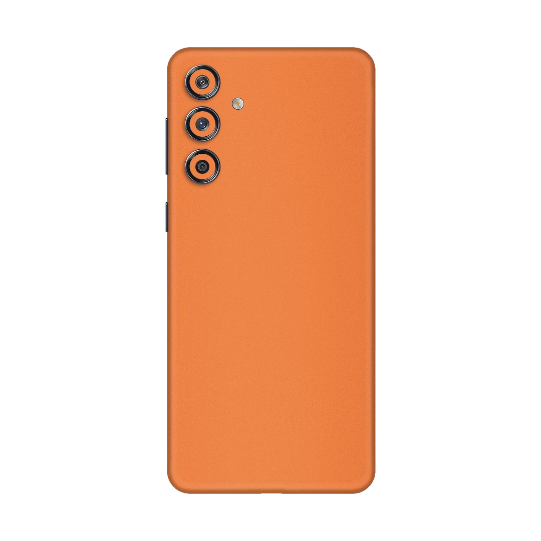 galaxy m55 5g cosmic orange mobile skins & wraps