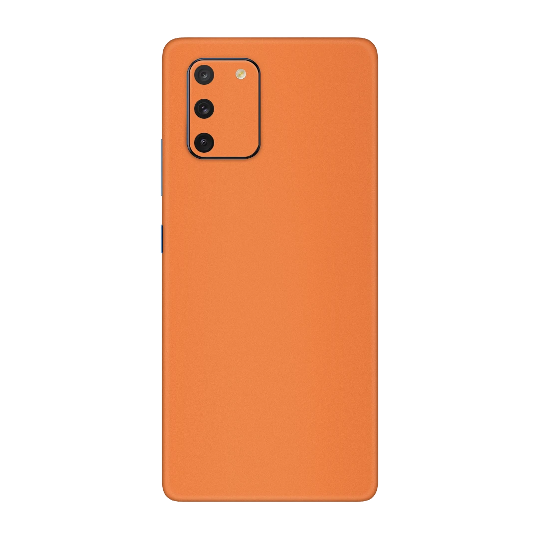 galaxy s10 lite cosmic orange mobile skins & wraps