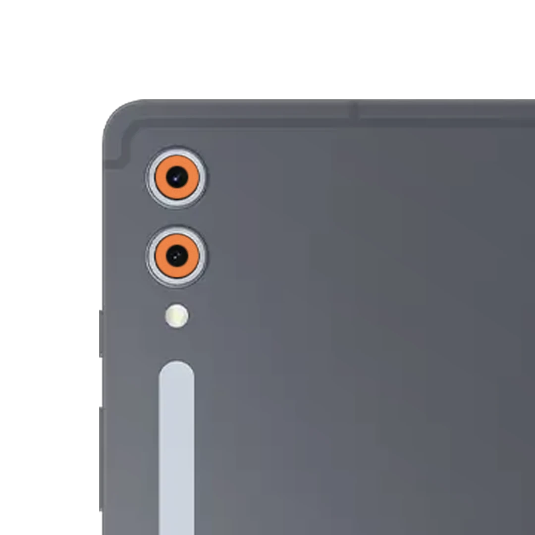 samsung galaxy tab s10 plus camera cosmic orange mobile skins & wraps