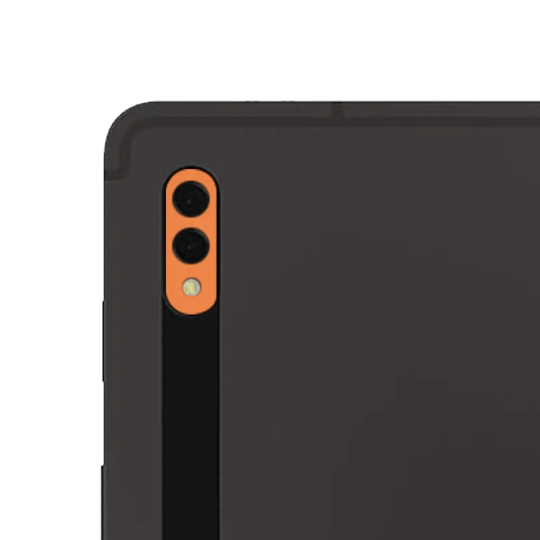 samsung galaxy tab s7 camera cosmic orange mobile skins & wraps