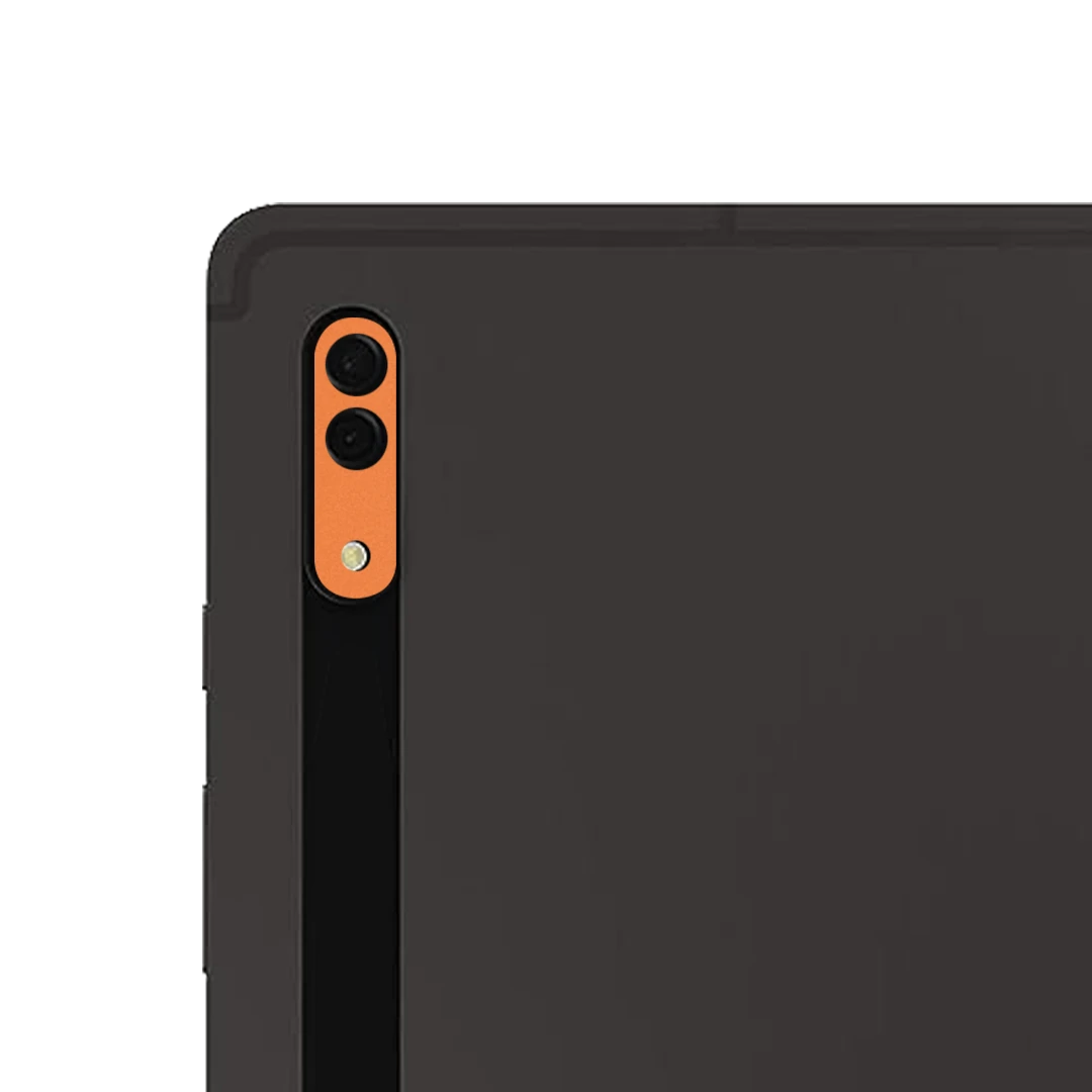 samsung galaxy tab s8 ultra camera cosmic orange mobile skins & wraps