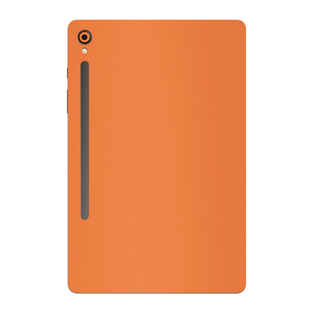 samsung galaxy tab s9 cosmic orange mobile skins & wraps